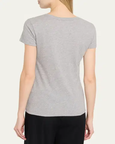 MAJESTIC FILATURES V-Neck Deluxe Organic Cotton T-Shirt | Thumbnail 3 MAJESTIC FILATURES V-Neck Deluxe Organic Cotton T-Shirt | Thumbnail 3