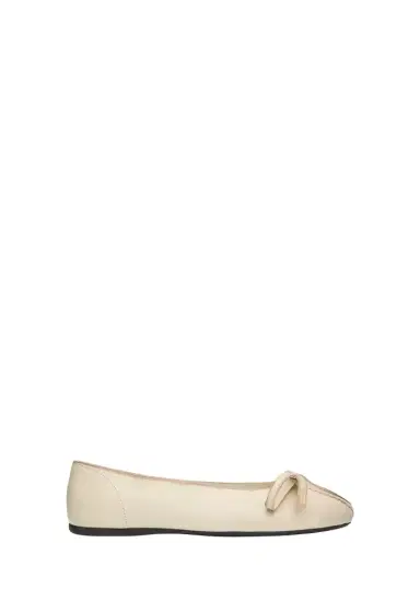 Prada Antiqued Leather Ballerina Flats | Thumbnail 1 Prada Antiqued Leather Ballerina Flats | Thumbnail 1