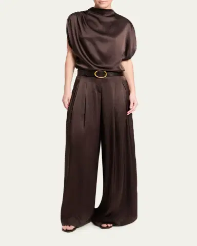 TWP Drew Silk Wide-Leg Pants | Thumbnail 2 TWP Drew Silk Wide-Leg Pants | Thumbnail 2