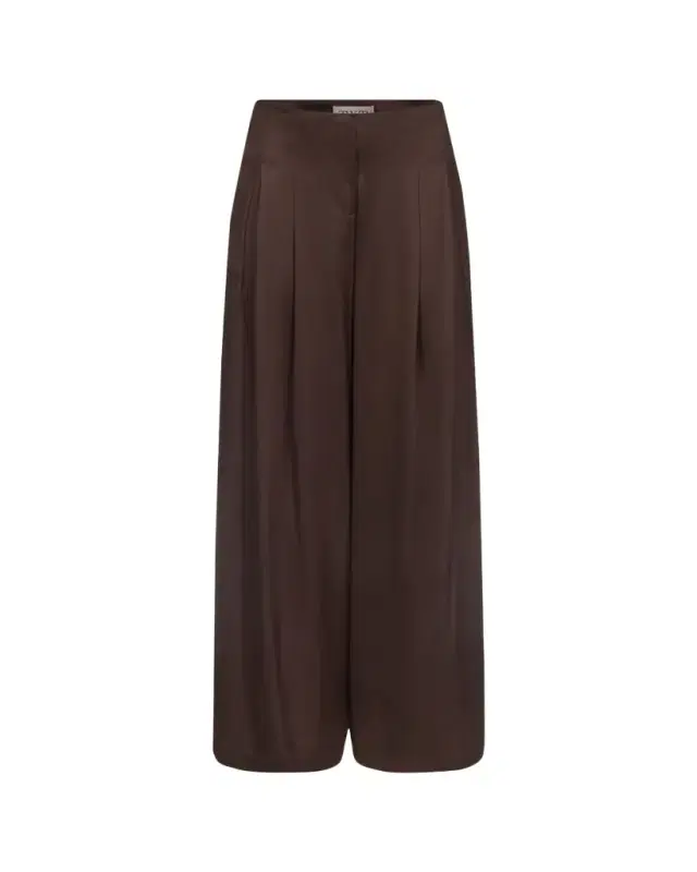 Drew Silk Wide-Leg Pants