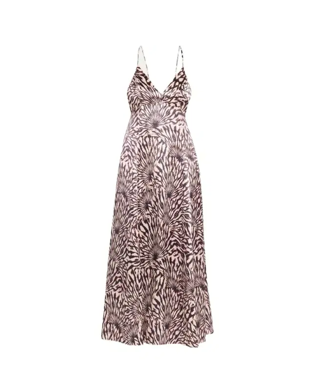 Ulla Johnson Oriana Sleeveless Open-Back Satin Dress