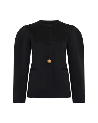 Gabriela Hearst Daelan Cashmere Single-Breasted Collarless Jacket | Thumbnail 1