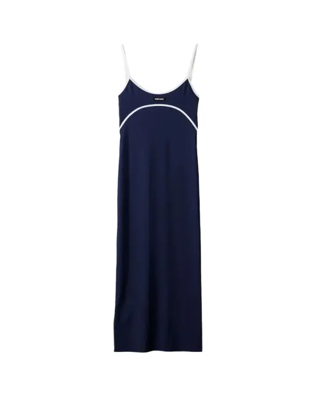 Sleeveless Empire Jersey Midi Dress