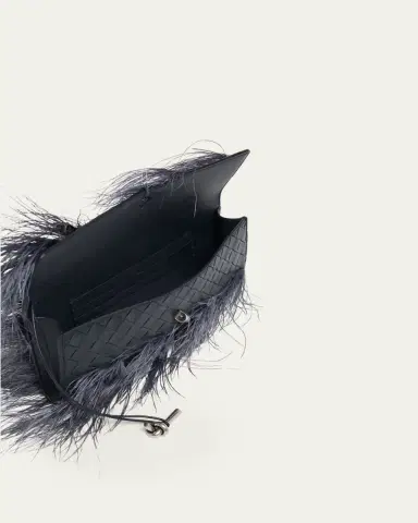 Bottega Veneta Andiamo Feather Leather Clutch Bag | Thumbnail 4 Bottega Veneta Andiamo Feather Leather Clutch Bag | Thumbnail 4