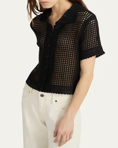 Frame The Crochet Top | Thumbnail 4
