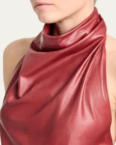 TWP Friday Night Leather Top | Thumbnail 5