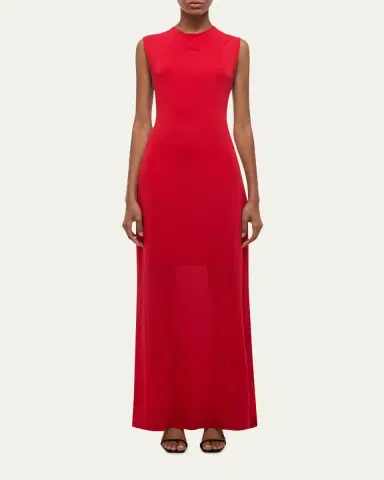 Helmut Lang Open-Back Knot Maxi Dress | Thumbnail 2 Helmut Lang Open-Back Knot Maxi Dress | Thumbnail 2