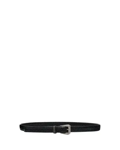 Brunello Cucinelli Woven Leather Belt | Thumbnail 1