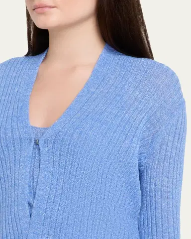 Guest in Residence Breezy Ribbed Cashmere Cardigan | Thumbnail 5