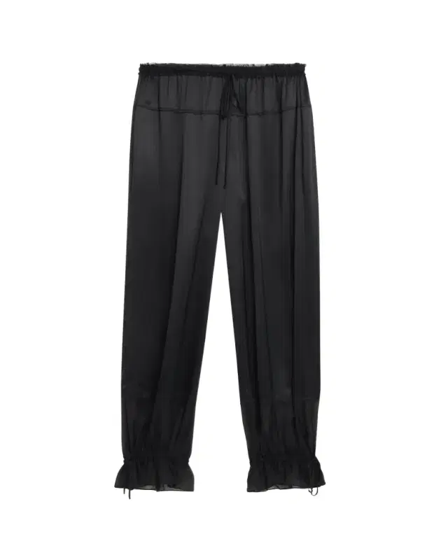 Camile Silk Drawstring Pants