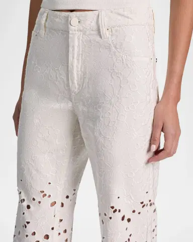 Alice + Olivia Chic Laser-Cut Jeans | Thumbnail 4 Alice + Olivia Chic Laser-Cut Jeans | Thumbnail 4