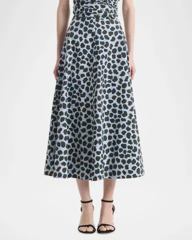 Altuzarra Varda Animal-Print Midi Skirt | Thumbnail 3 Altuzarra Varda Animal-Print Midi Skirt | Thumbnail 3