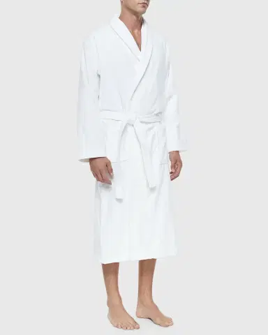 Derek Rose Terry Cloth Robe | Thumbnail 2 Derek Rose Terry Cloth Robe | Thumbnail 2