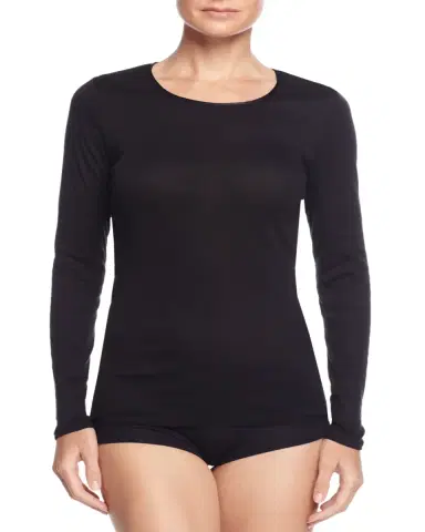Hanro Cotton Seamless Long-Sleeve Top | Thumbnail 2