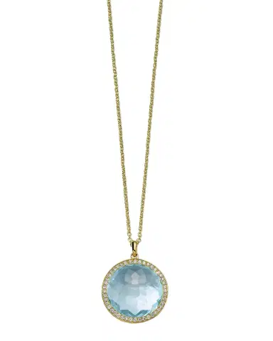 Ippolita Medium Pendant Necklace in 18K Gold with Diamonds | Thumbnail 1