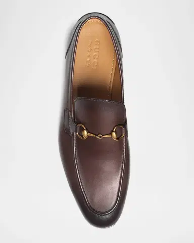 Gucci Men's Jordaan Leather Loafers | Thumbnail 4