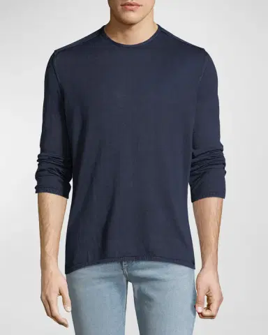 John Varvatos Star U.S.A. Long Sleeve Cotton Crewneck Tee | Thumbnail 4