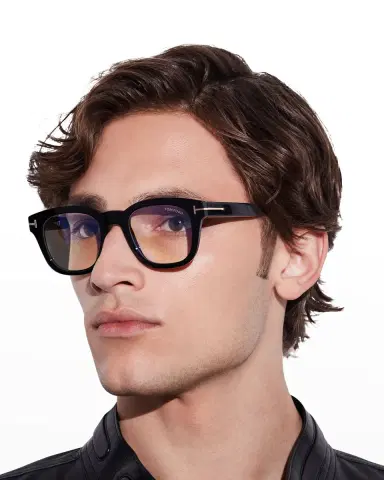 TOM FORD Blue Block Square Optical Frame | Thumbnail 2