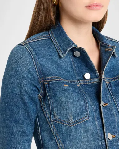 L'Agence Janelle Slim Raw-Edge Jacket | Thumbnail 4 L'Agence Janelle Slim Raw-Edge Jacket | Thumbnail 4