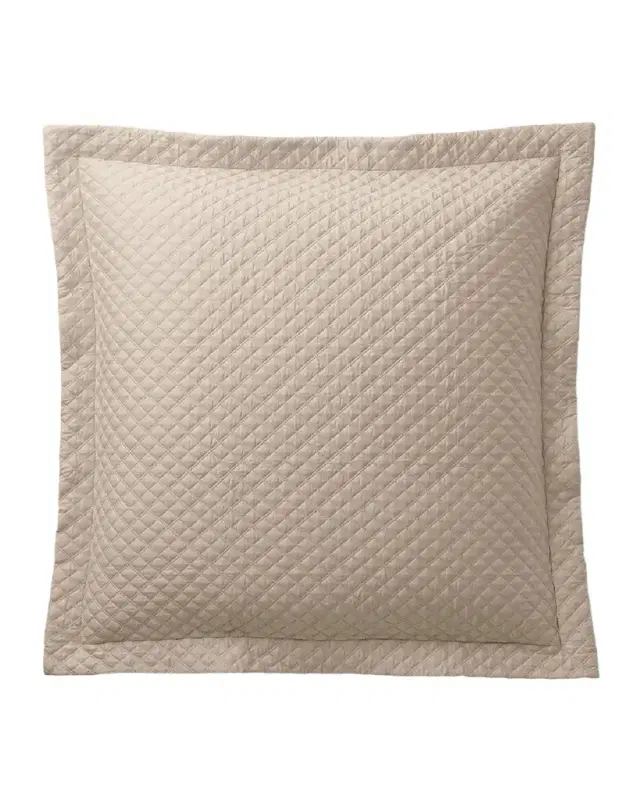 Ralph Lauren Home Quilted Sateen Argyle Pillow