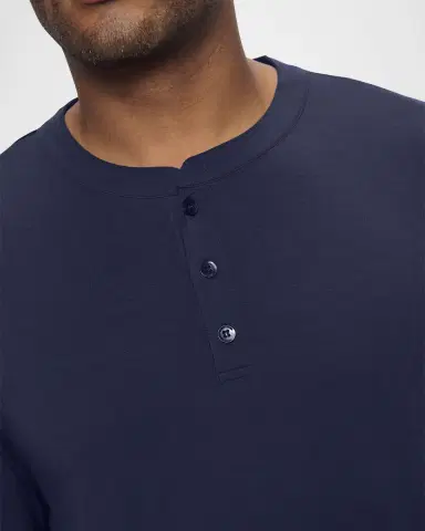 Eberjey Men's Henry Long-Sleeve Pajama Set | Thumbnail 4