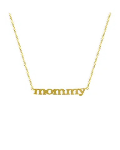 Jennifer Meyer 18k Mommy Pendant Necklace | Thumbnail 2