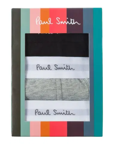 Paul Smith Men's 3-Pack Solid Boxer Trunks | Thumbnail 1