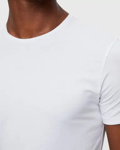 Derek Rose Men's Pima Stretch Crew T-Shirt | Thumbnail 2