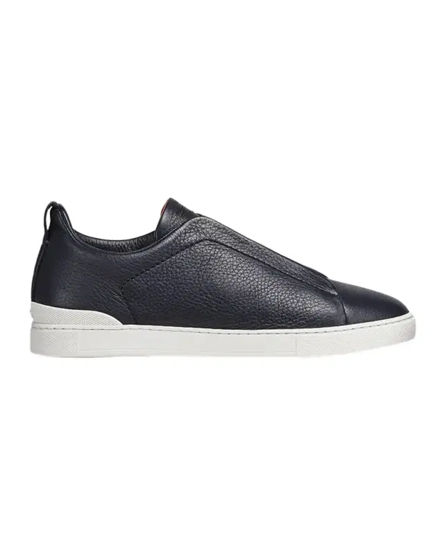 Men's Triple Stitch Deerskin Leather Sneakers Men's Triple Stitch Deerskin Leather Sneakers