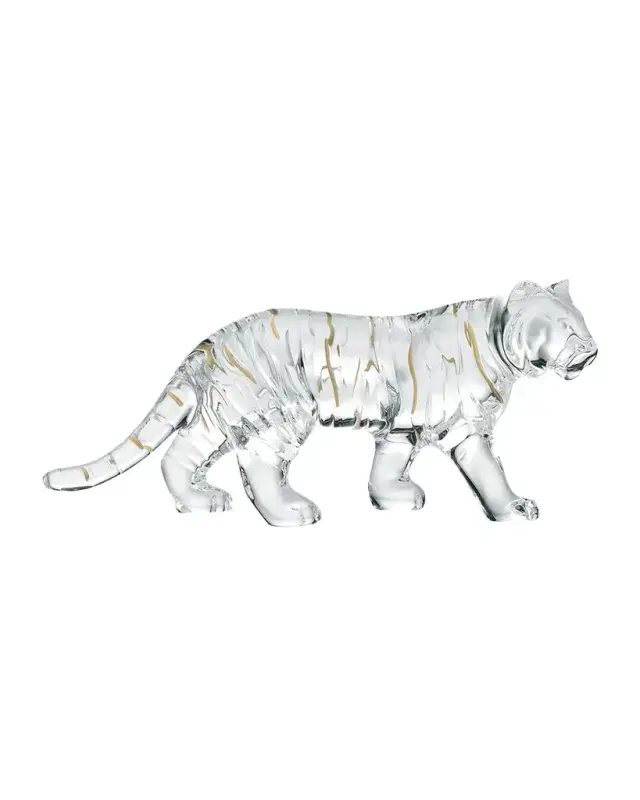 Baccarat Tiger Figurine