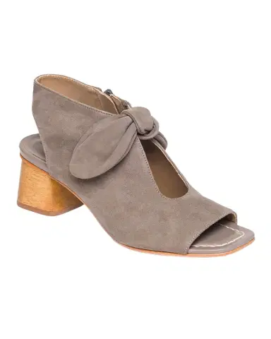 Bernardo Lizzie Suede Knot Zip Sandals | Thumbnail 1
