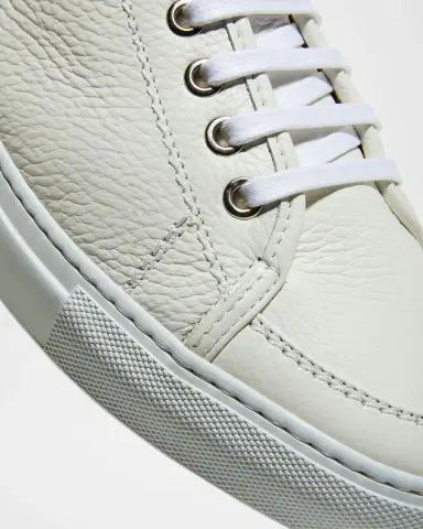 Brioni Men's Leather Low-Top Sneakers | Thumbnail 4