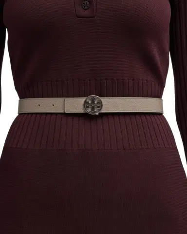 Tory Burch Miller Logo Reversible Belt | Thumbnail 1
