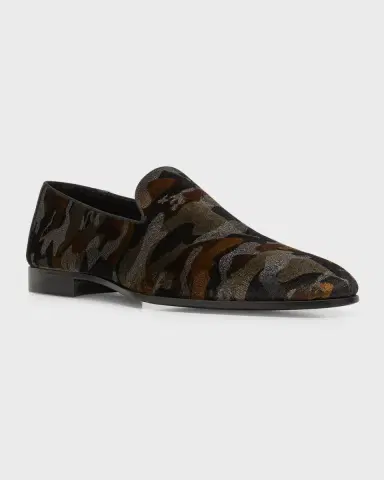Magnanni Men's Jareth Velvet Venetian Loafers | Thumbnail 2 Magnanni Men's Jareth Velvet Venetian Loafers | Thumbnail 2