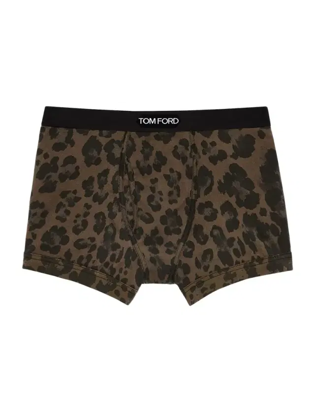 Men 's Leopard-Print Boxer Brief