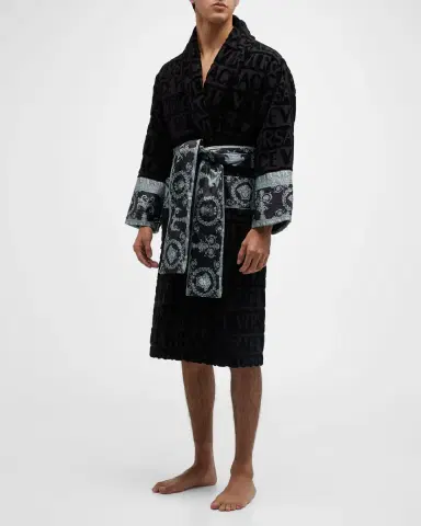 Versace Unisex Barocco Sleeve Robe | Thumbnail 2 Versace Unisex Barocco Sleeve Robe | Thumbnail 2