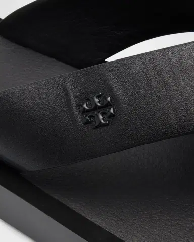 Tory Burch Leather Medallion Flip Flop Sandals | Thumbnail 4