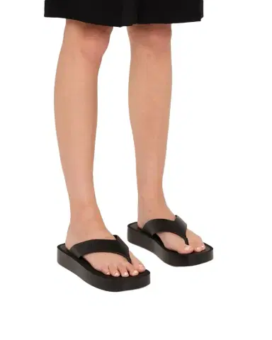 Tory Burch Leather Medallion Flip Flop Sandals | Thumbnail 1