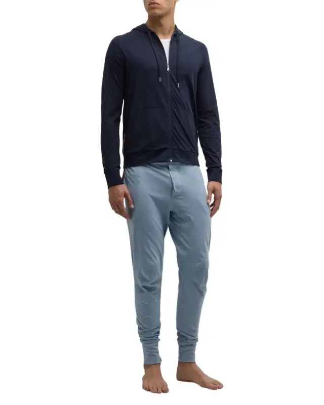 Men 's Cotton Jersey Hoodie
