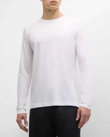CDLP Men's Long-Sleeve Crewneck T-Shirt | Thumbnail 3