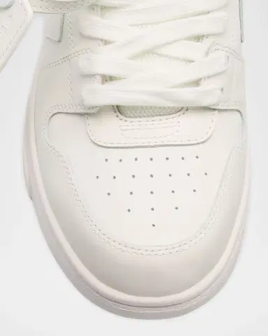 Off-White Men's Out Of Office Tonal Leather Low-Top Sneakers | Thumbnail 4 Off-White Men's Out Of Office Tonal Leather Low-Top Sneakers | Thumbnail 4