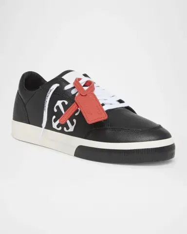 Off-White Men's New Vulcanized Calf Leather Low-Top Sneakers | Thumbnail 2 Off-White Men's New Vulcanized Calf Leather Low-Top Sneakers | Thumbnail 2