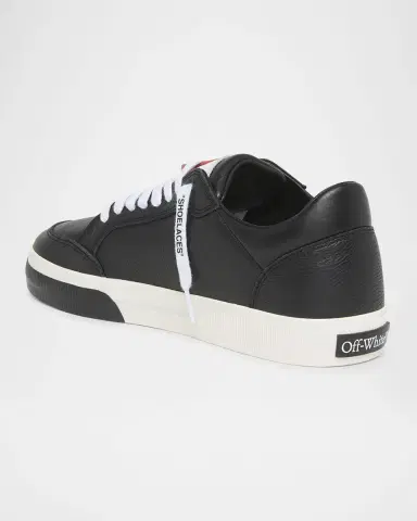 Off-White Men's New Vulcanized Calf Leather Low-Top Sneakers | Thumbnail 3 Off-White Men's New Vulcanized Calf Leather Low-Top Sneakers | Thumbnail 3