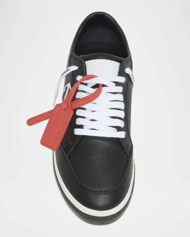 Off-White Men's New Vulcanized Calf Leather Low-Top Sneakers | Thumbnail 4 Off-White Men's New Vulcanized Calf Leather Low-Top Sneakers | Thumbnail 4