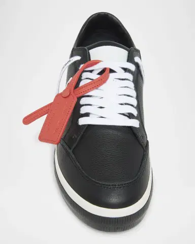 Off-White Men's New Vulcanized Calf Leather Low-Top Sneakers | Thumbnail 5 Off-White Men's New Vulcanized Calf Leather Low-Top Sneakers | Thumbnail 5