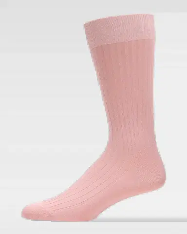 Pantherella Men's Danvers Ribbed Cotton Mid-Calf Socks | Thumbnail 2