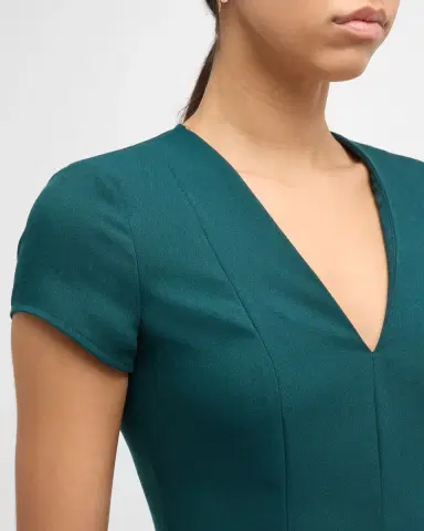 Emporio Armani Emma Pleated A-Line Mini Dress | Thumbnail 4 Emporio Armani Emma Pleated A-Line Mini Dress | Thumbnail 4