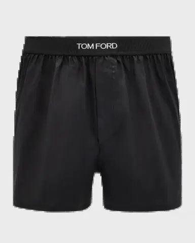 TOM FORD Men 's Cotton Poplin Stretch Boxer Shorts | Thumbnail 3