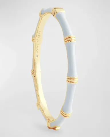 Anabel Aram Jewelry Bamboo Enameled Hinged Bangle | Thumbnail 2