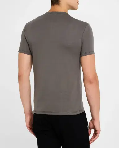 Tom Ford Men's Solid Stretch Jersey T-Shirt | Thumbnail 2